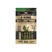 King Palm Natural Leaf Cones King Size | 5 Pack