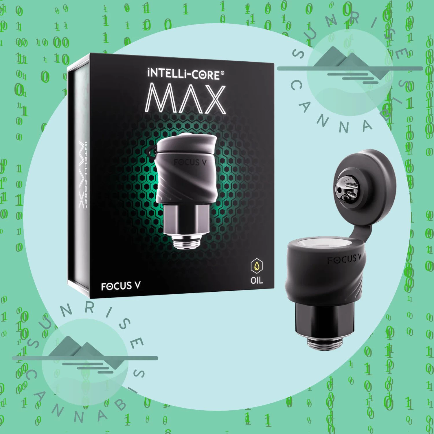 Sunrise Cannabis Headshop - V MAX OIL ATOMIZER - FOCUS Main Image