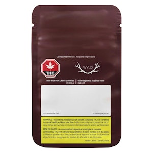 Wyld - WYLD - Dark Cherry 5:1 CBN:THC (Indica) 10 x 4g Soft Chews