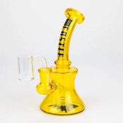 7" Mini Electroplated Rig Yellow