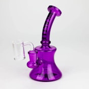 7" Mini Electroplated Rig Purple