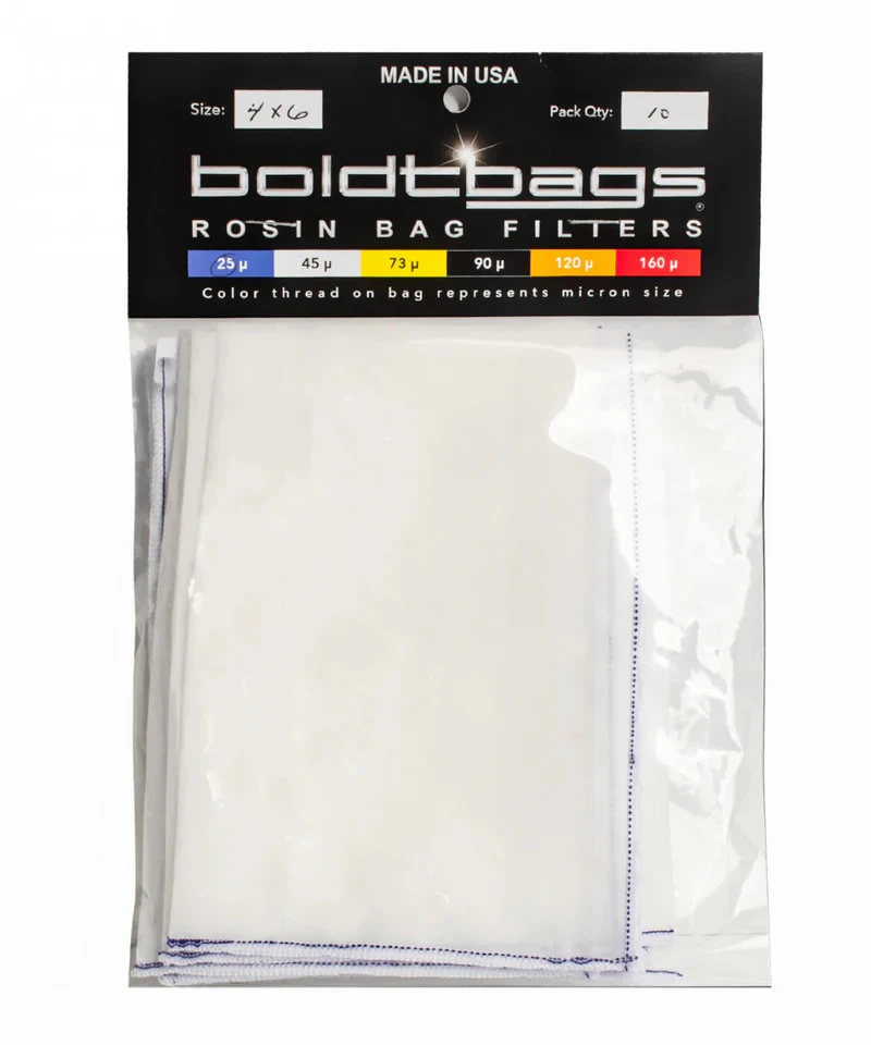 BOLDTBAGS - BOLDTBAGS Rosin Bag (10 Packs)- 4" x 6" 45 micron Main Image