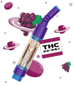 Kool Grape Liquid Diamond 0.95g Vape Cartridge by Trippy Sips