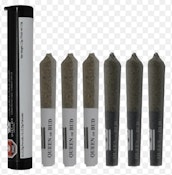 ClearQuartz Vs Black Obsidian 6 x 0.25g Diamond Infused Pre-Rolls QoB