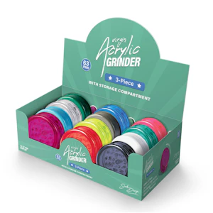 MAQ Distributors - Acrylic Grinder Assorted Colors