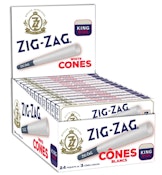 Zig Zag White Cones King Size