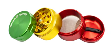 GrindStone Tripper - 4 pcs Grinder - Rasta