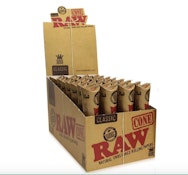 RAW Natural Unrefined Pre-Rolled Cone - King Size - 3/Pack