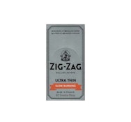 Zig Zag Ultra Thin Single Wide Slow Burning Rolling Papers - 100/PK