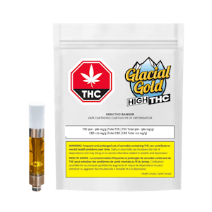 Glacial Gold - High THC Banger 1ml 510
