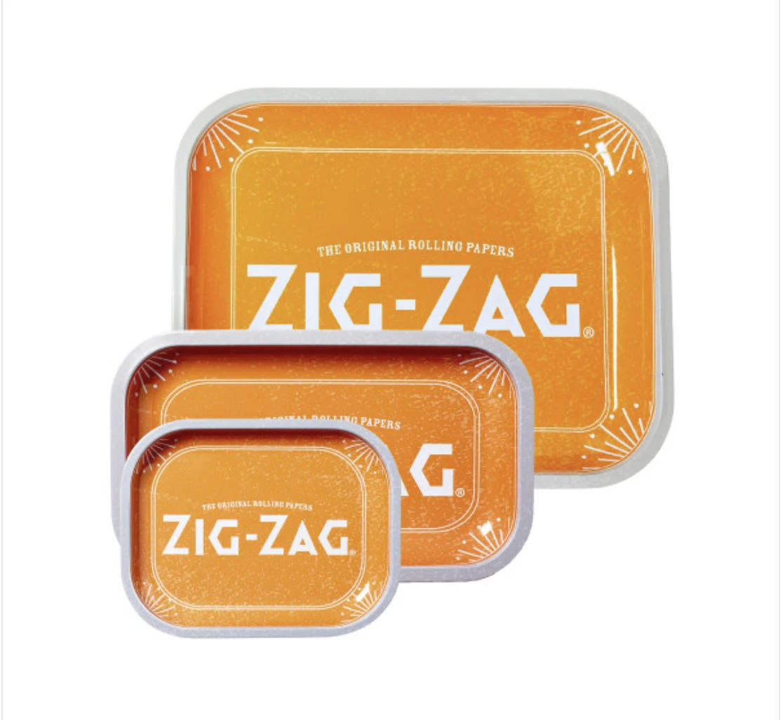 Zig-Zag - Zig-Zag Since 1879 Metal Rolling Tray Medium - Orange Main Image