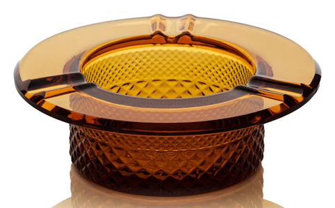 JANE WEST - Ashtray | Jane West Twenties Collection | Amber 5"