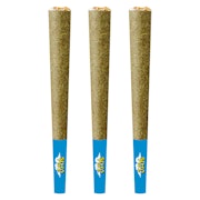 High Potency 50+ Diamond Infused Macchiato Gold Pre-Rolls 3x0.5g
