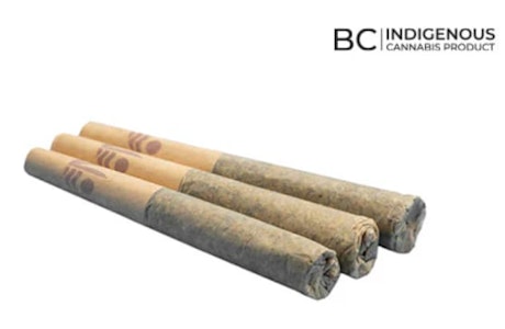 All Nations - Blueberry Fritter Diamond Infused 0.5g 3pk Pre Rolls