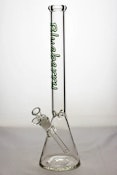 16" Blueberry Glass Beaker Water Bong