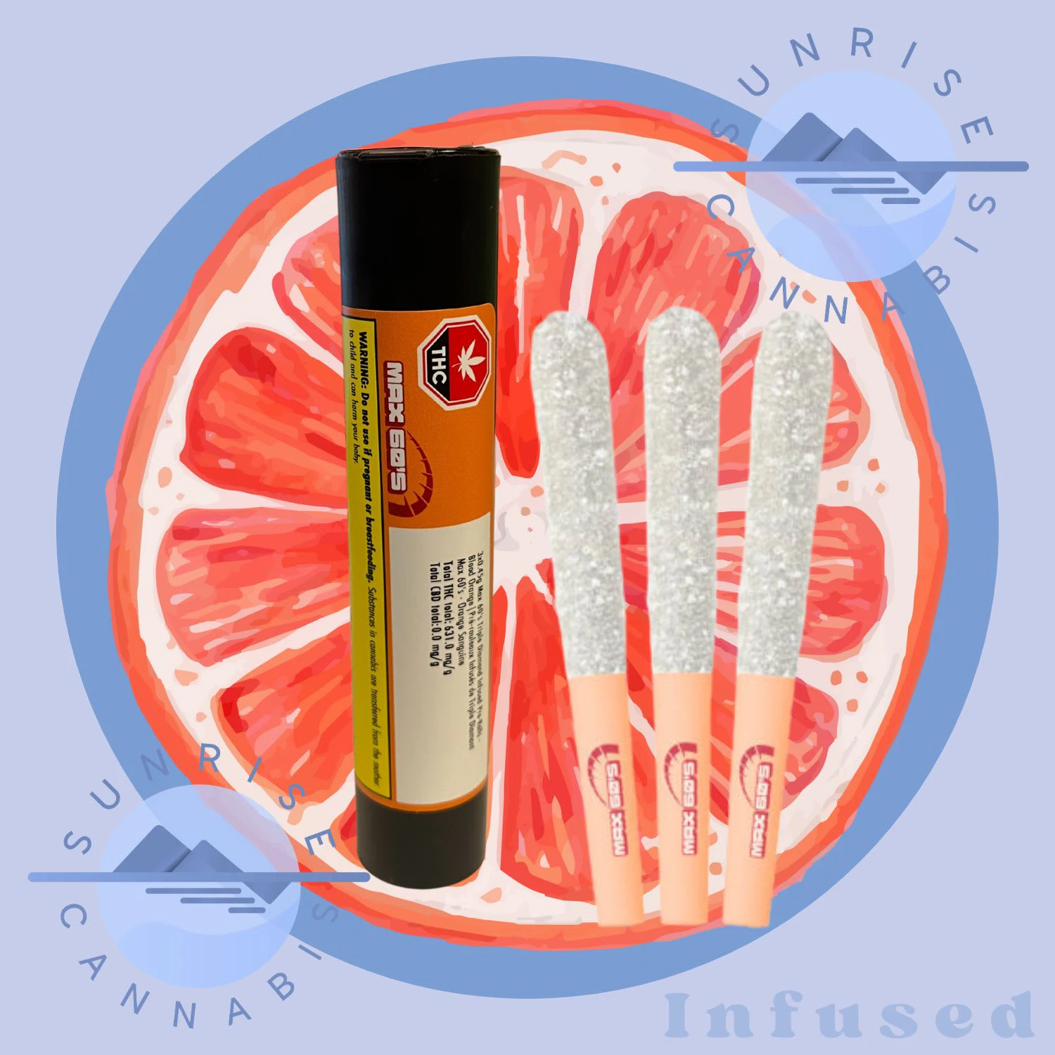 CHILLBILLY - MAX 60'S BLOOD ORANGE - CHILLBILLY - 3X0.45G Main Image
