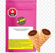 (A-Ha!) Caramel Chocolate Live Rosin Waffle Cones (Full spectrum) 2x5mg