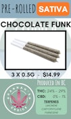 HANNAHS CHOICE - 3PK CHOCOLATE FUNK PRS