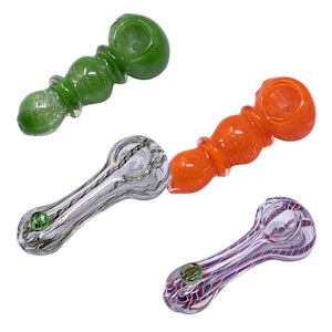 Maple Craft - Assorted Glass Pipes - 3.5 Inches