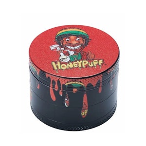 MBC - Honey Puff | 4 Parts 50mm Zinc Grinder - Rasta Bong