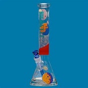 Castle Glassworks 16" 9mm Space Case Glass Bong CSC1