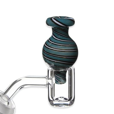 Carb Cap - Swirl - Teal
