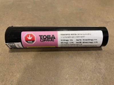 Toba Grown - TobaVapes Pineapple 1ml