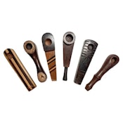 Assorted Wood Pipes - 3.5" to 4"