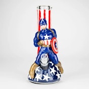 12" Captain Star Glass Bong - 9mm thick