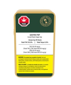 Woody Nelson Country Club - WOODY NELSON CC - GASTROPOP VAPE CARTRIDGE LTO