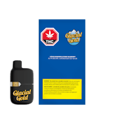 Glacial Gold - Liquid Diamonds Atomic Blueberry 0.95g Disposable Vape