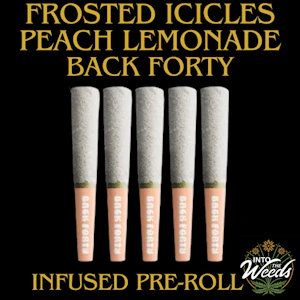 Back Forty - Frosted Icicles Peach Lemonade - 5 x 0.5g