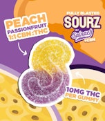 Sour Spinach Fully Blasted Peach Passionfruit 1:1 CBN | THC 1pk soft chew