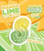 Sour Spinach Fully Blasted Mango Lime 1:1 CBC | THC 1pk soft chew