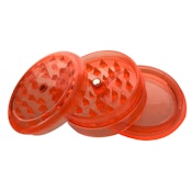 Orange Acrylic 3-Piece Grinder w/ Storage