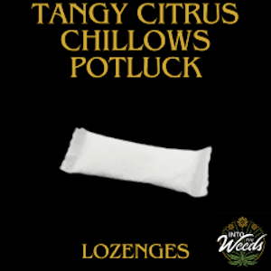 Potluck - Tangy Citrus Chillows -Sublingual Strips 10x10mg