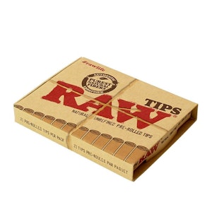 RAW - ACC - Raw - Raw Natural Pre-Rolled Tips