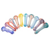 3" Cartel Crimson Flush Glass Spoon Pipes