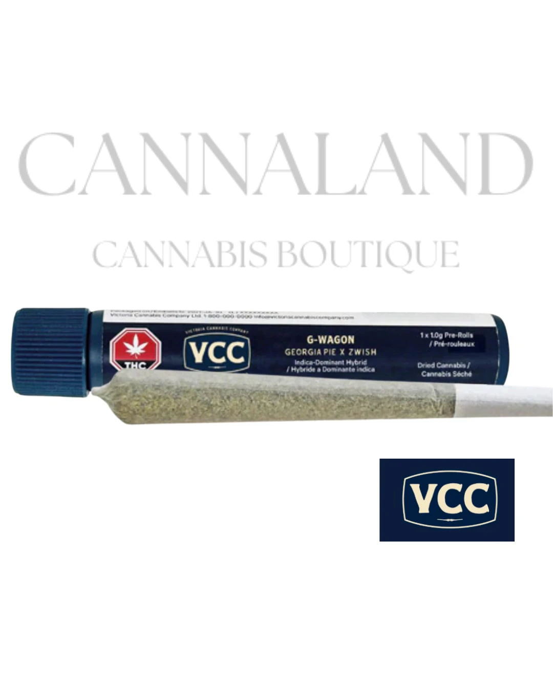 Victoria Cannabis Company - G-WAGON PRE -ROLL (Victoria Cannabis Company) - 1x1g Main Image