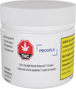 Proofly - Proofly - Extra Strength Muscle Cream 1:1 | 1000mg THC : 1000mg CBD |100g