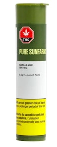 Pure Sunfarms - Gorilla Milk PR - Pure Sunfarms