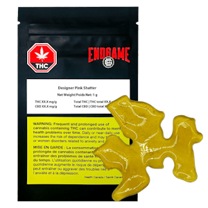 Endgame - Designer Pink 1g Shatter by Endgame