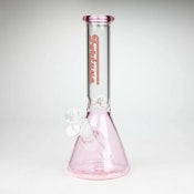 10" Fortune Color Beaker Bong - Pink