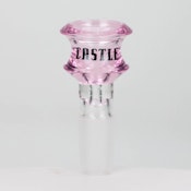 14mm Castle Glassworks Disk Bowl - Pink