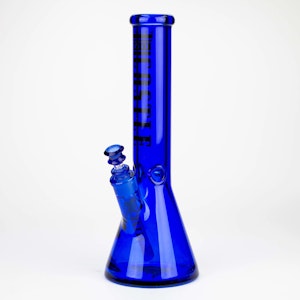 Castle Glassworks - 14" Castle Glassworks Electroplated Beaker Bong - Blue