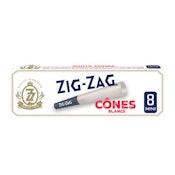 ZIG-ZAG WHITE MINI CONE 8PK