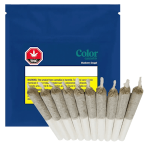 Color Cannabis - Color Blueberry Seagal Pre-Rolls - 10 x 0.35g
