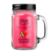 BEAMER CANDLE  12OZ RED F*#KIN' MELON POP
