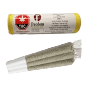 Reserve Indica Sunset Pre-Rolls - Slurricane - Freedom Cannabis - 3 x 0.5