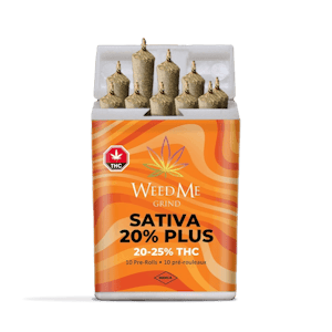 Weed Me Grind - Weed Me Grind Sativa 20% Plus Pre-Rolls - 10 x 0.35g